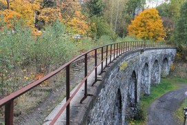 Hornoslavkovský viadukt v roce 2014